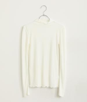 フライスハイネックプルオーバー