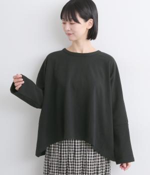 裏起毛ニット裏毛ワイドプルオーバー