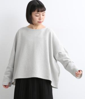 裏毛ドルマンワイドプルオーバー