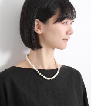 シュリンクパールネックレス