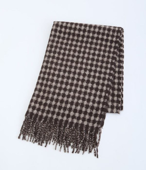 ギンガムチェックストール