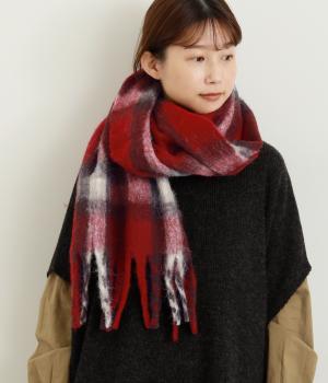 チェック柄ストール
