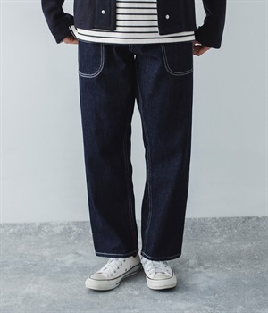 デニムベイカーパンツ