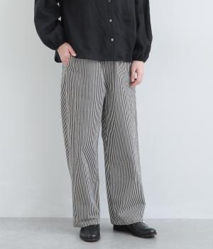 メイドインジャパンデニムイージーパンツ(ヒッコリー-F)