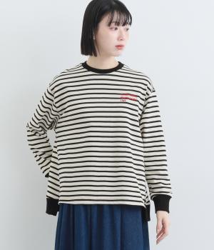 天竺刺繍デザインプルオーバー