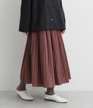 ミニチェックプリーツスカート