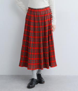 ミニチェックプリーツスカート