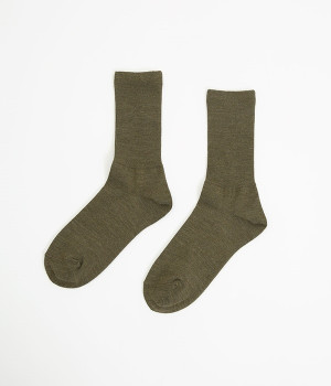 メリノウールリブソックス