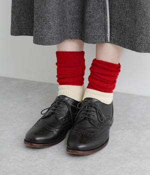 モヘアウールパイルソックス