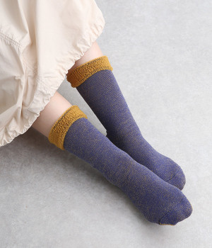 コットンウールパイルソックス【シーズンカラー】