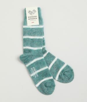 モヘアウールボーダーソックス【シーズンカラー】(トレイルロ―ド-S)