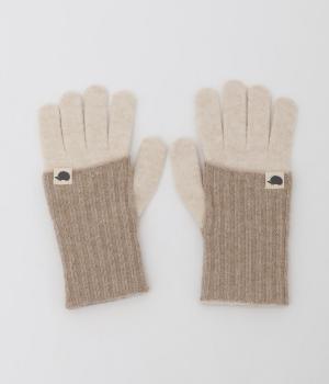 2way5本指手袋(オフホワイト-F)