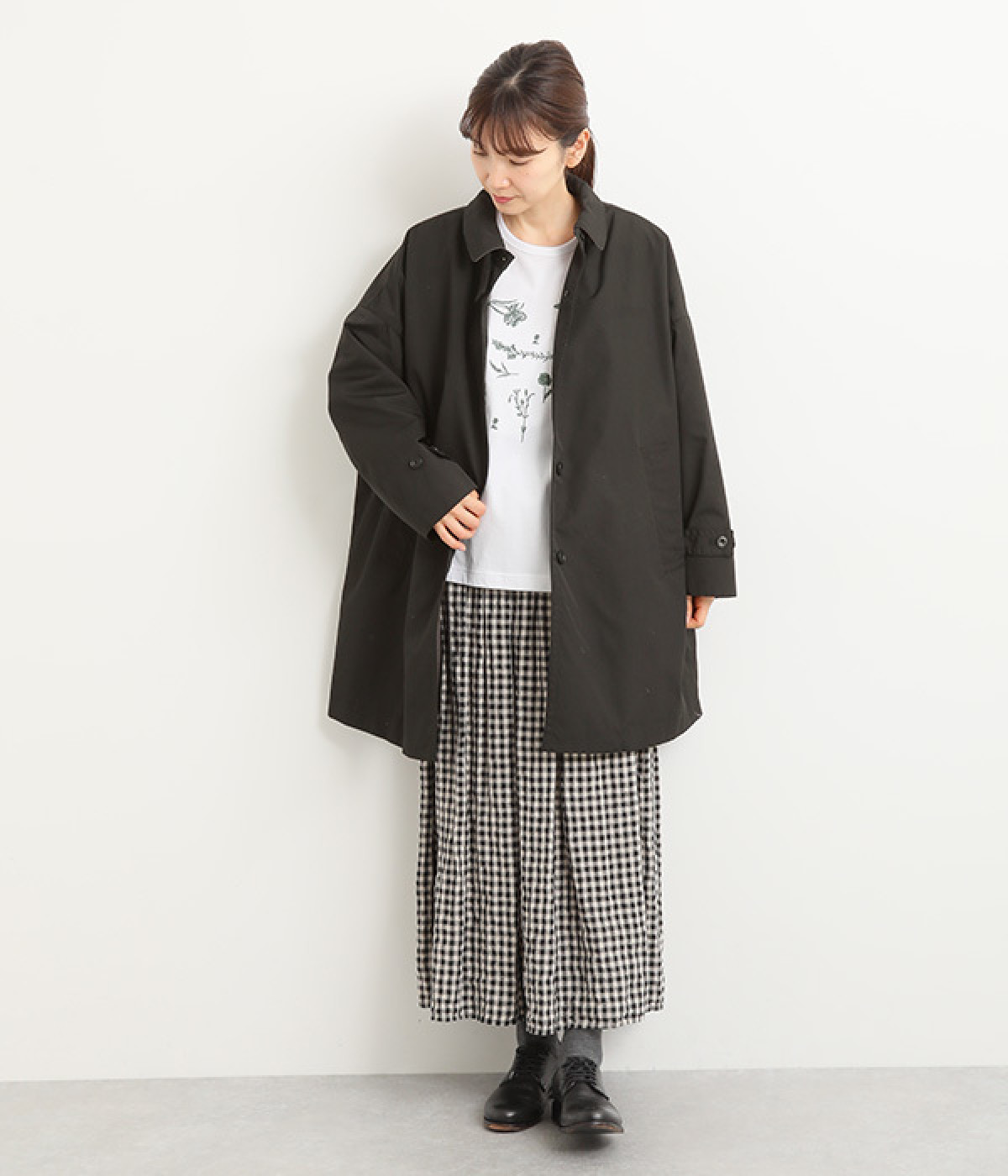 デタッチャブル 襟ライナー付きコート（conges payes ADIEU