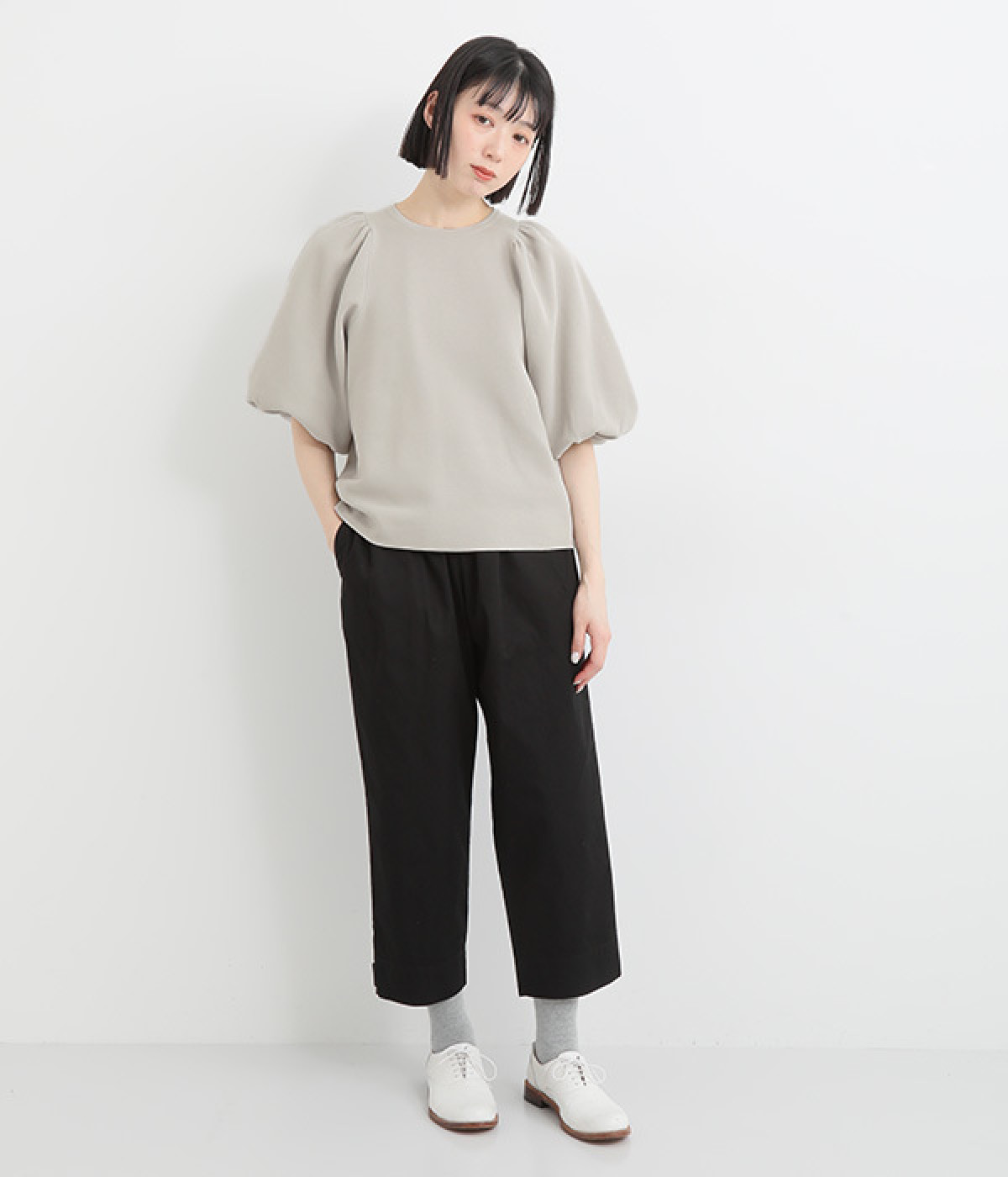 【ADIEU TRISTESSE】COTTON SURF ミラノリブパフPO セール】COTTON SURF ミラノリブパフP/O（ニット/セーター