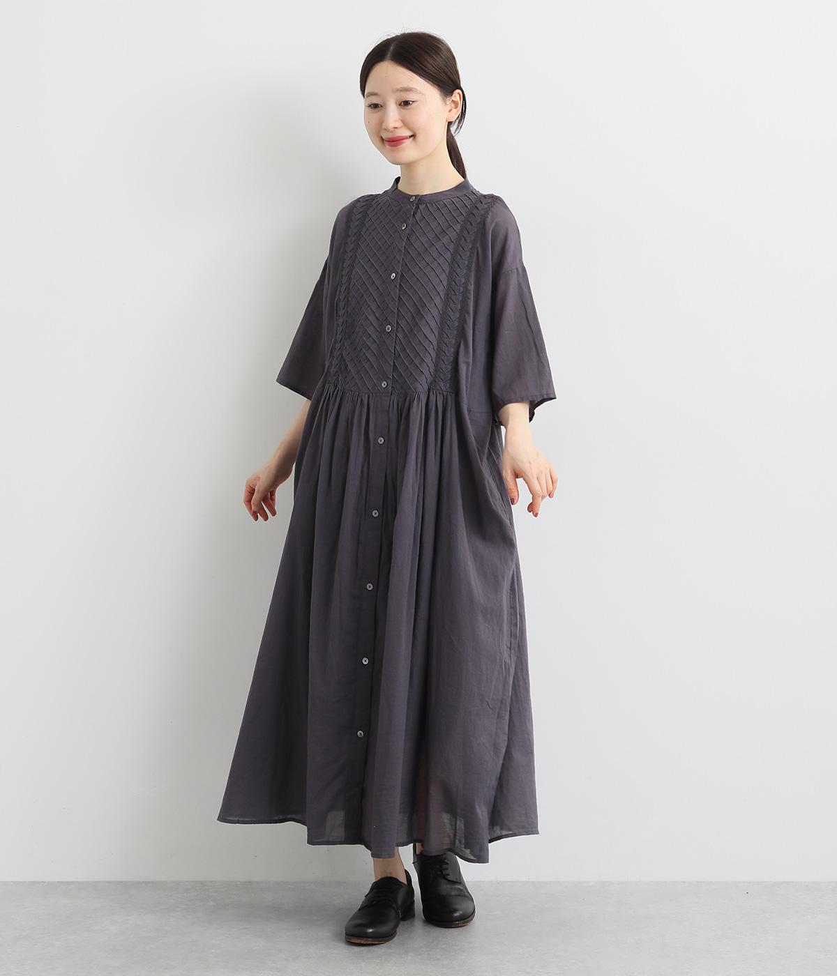 【ぽん太さん専用！】コルヴィルジャケット、ヘンリックワンピースになるコート インドコットンボイル バイアスピンタックワンピース（conges
