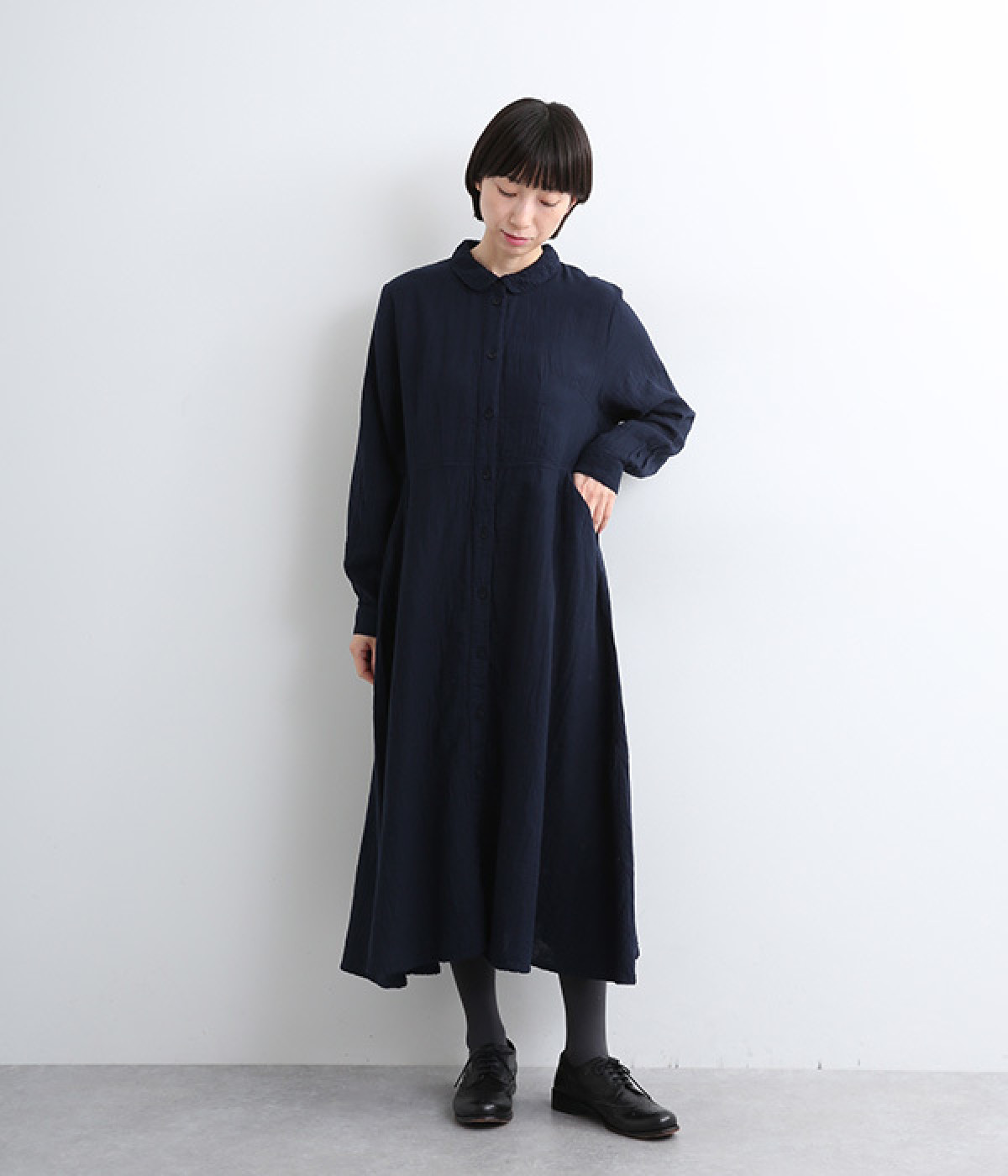 美品✨ JNBYセンソユニコ シルク100% 半袖　ワンピース　総柄　異素材切替 ヨーロッパのアクセサリー＆雑貨 オンラインショップ Tiiu