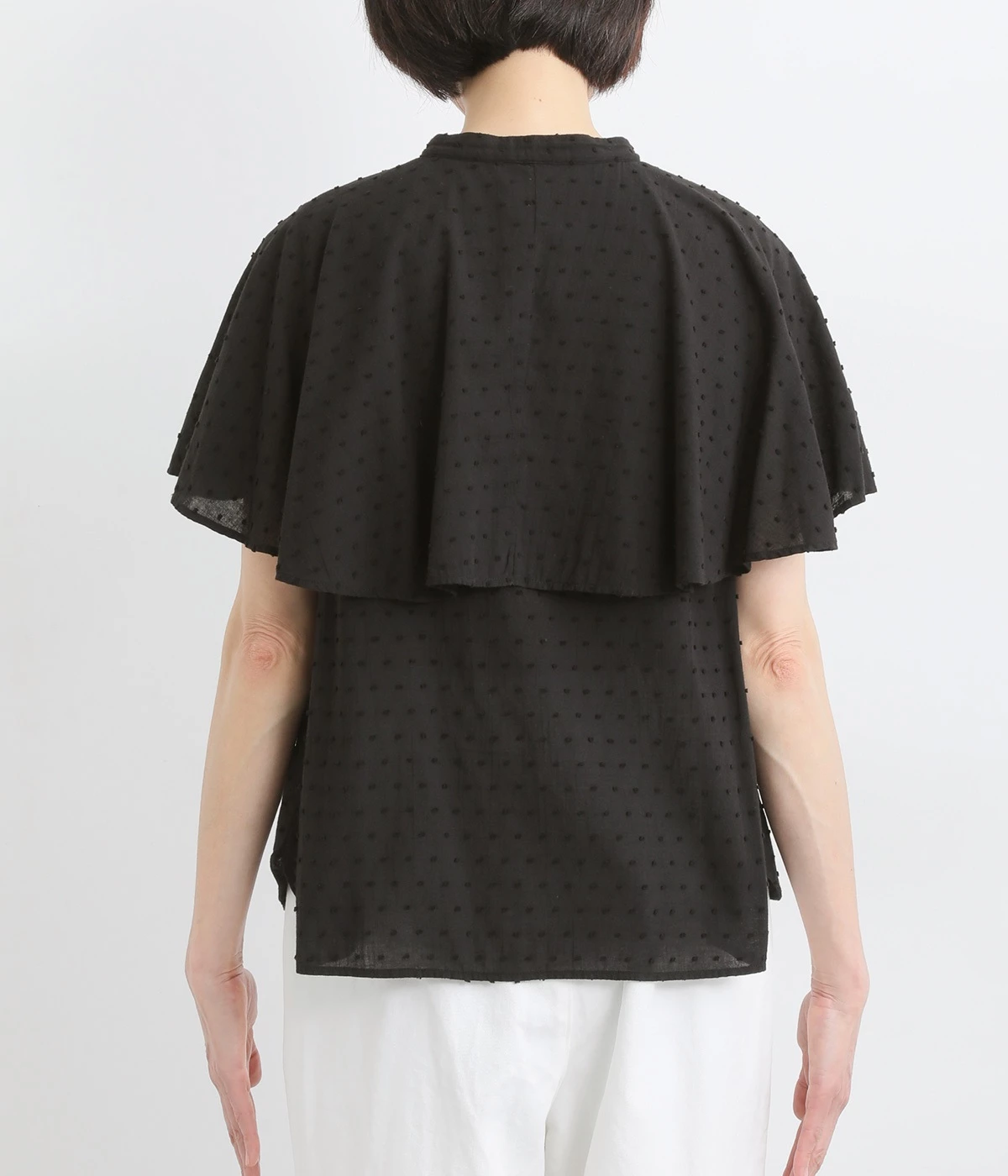 美品♡enfas morrow♡サニーS ブラック セーラーカラーカットワンピース[品番：IGAW0005229]｜axes