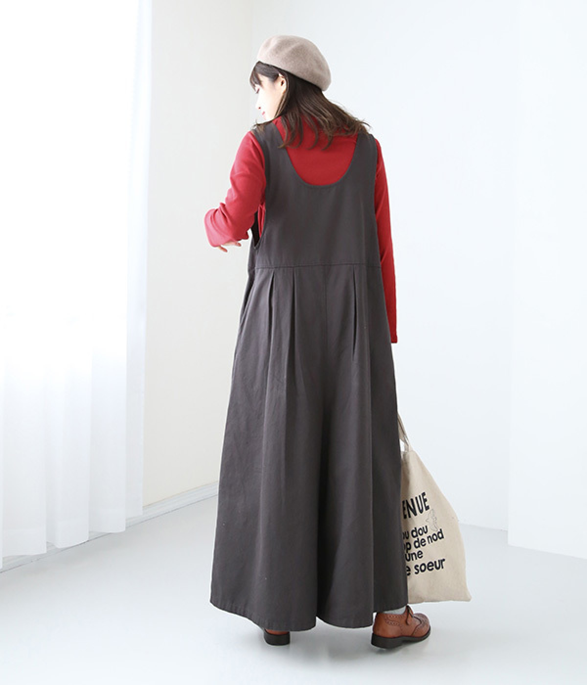 コットンツイルサロペットパンツ（m.n）の商品詳細