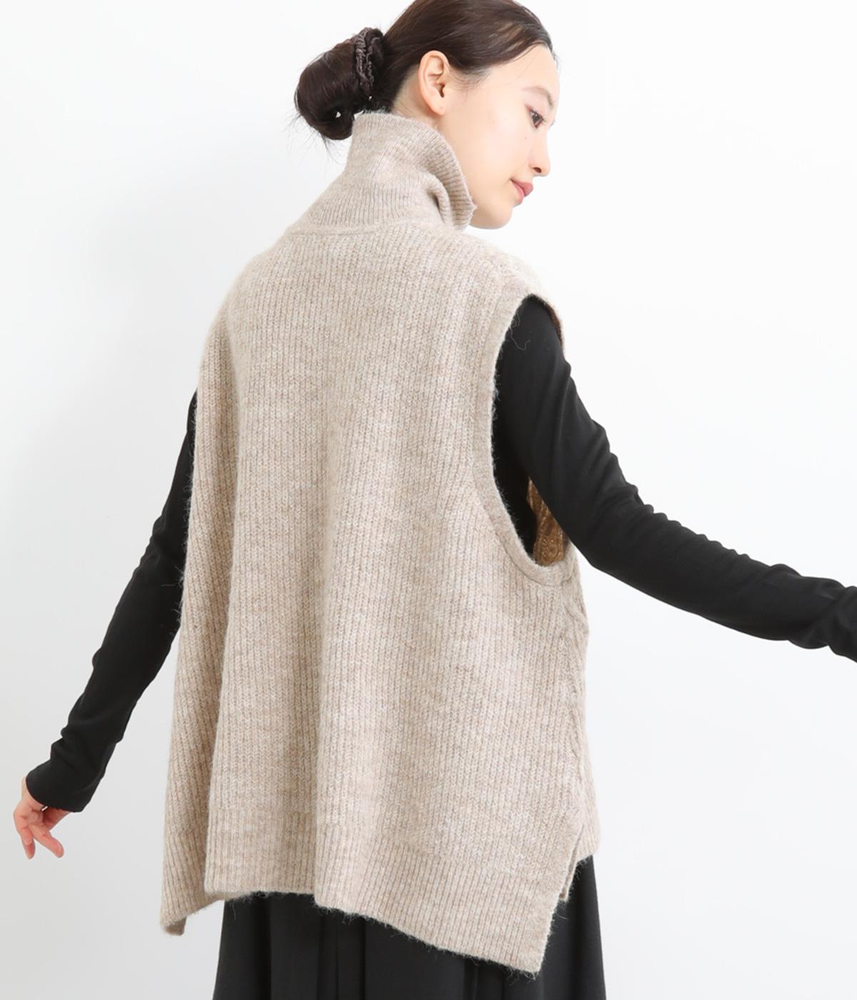 未使用タグ付き✨ モラビトブラン ニットベスト ケーブル編み 上品 近年モデル 2025年最新】MORABITO ニットベストの人気アイテム - メルカリ