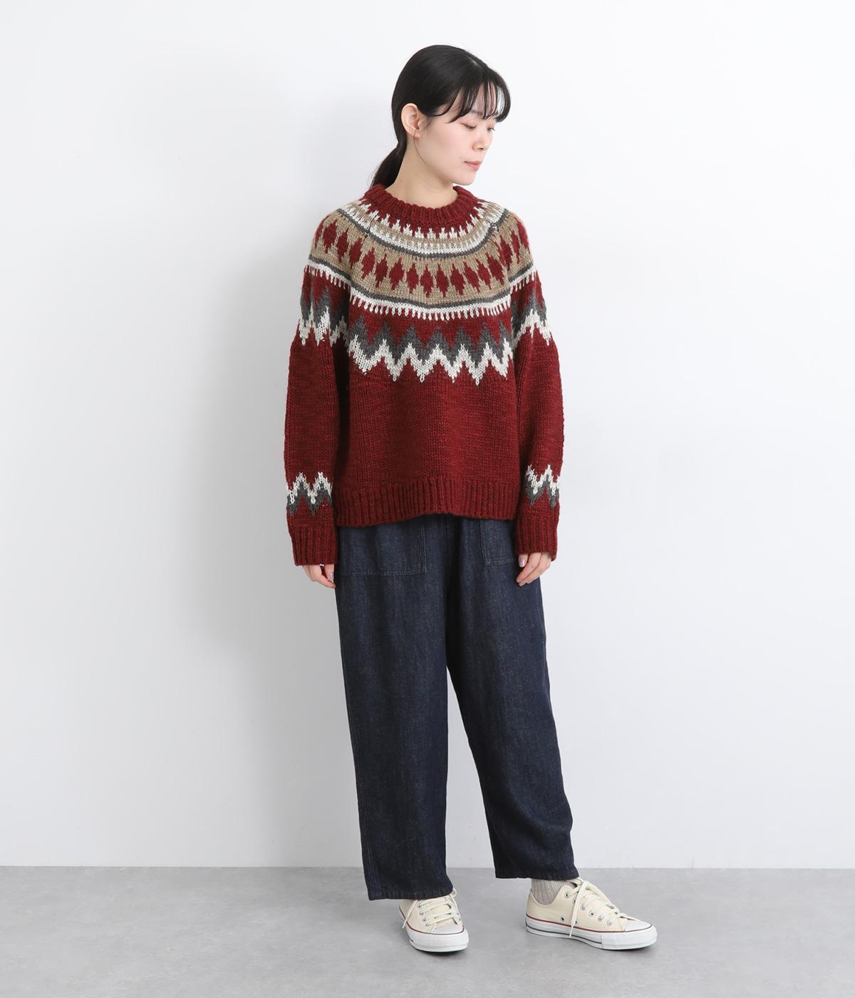 【Y42】nagonstans ノルディックニット セーター Y42】nagonstans ノルディックニット セーター - メルカリ