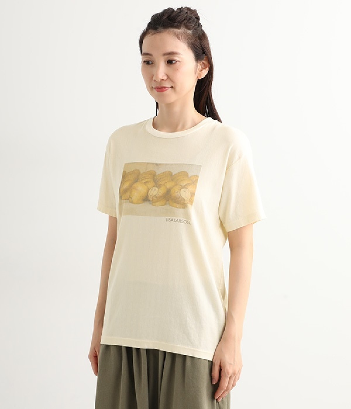 LISA LARSONコラボ ライオンフォトTシャツ（BIWACOTTON）の商品詳細