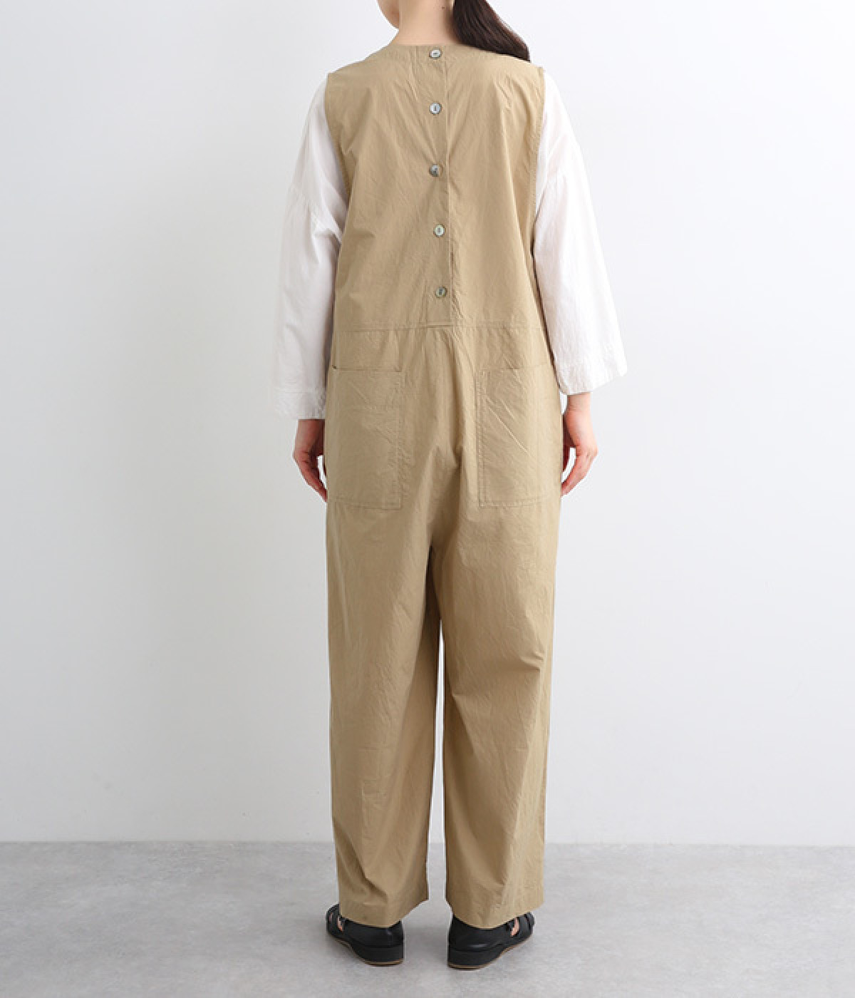 再値下げ　サロペット　ベージュ　CALINEr le prmer ナチュラン 再値下げ サロペット ベージュ CALINEr le prmer ナチュラン