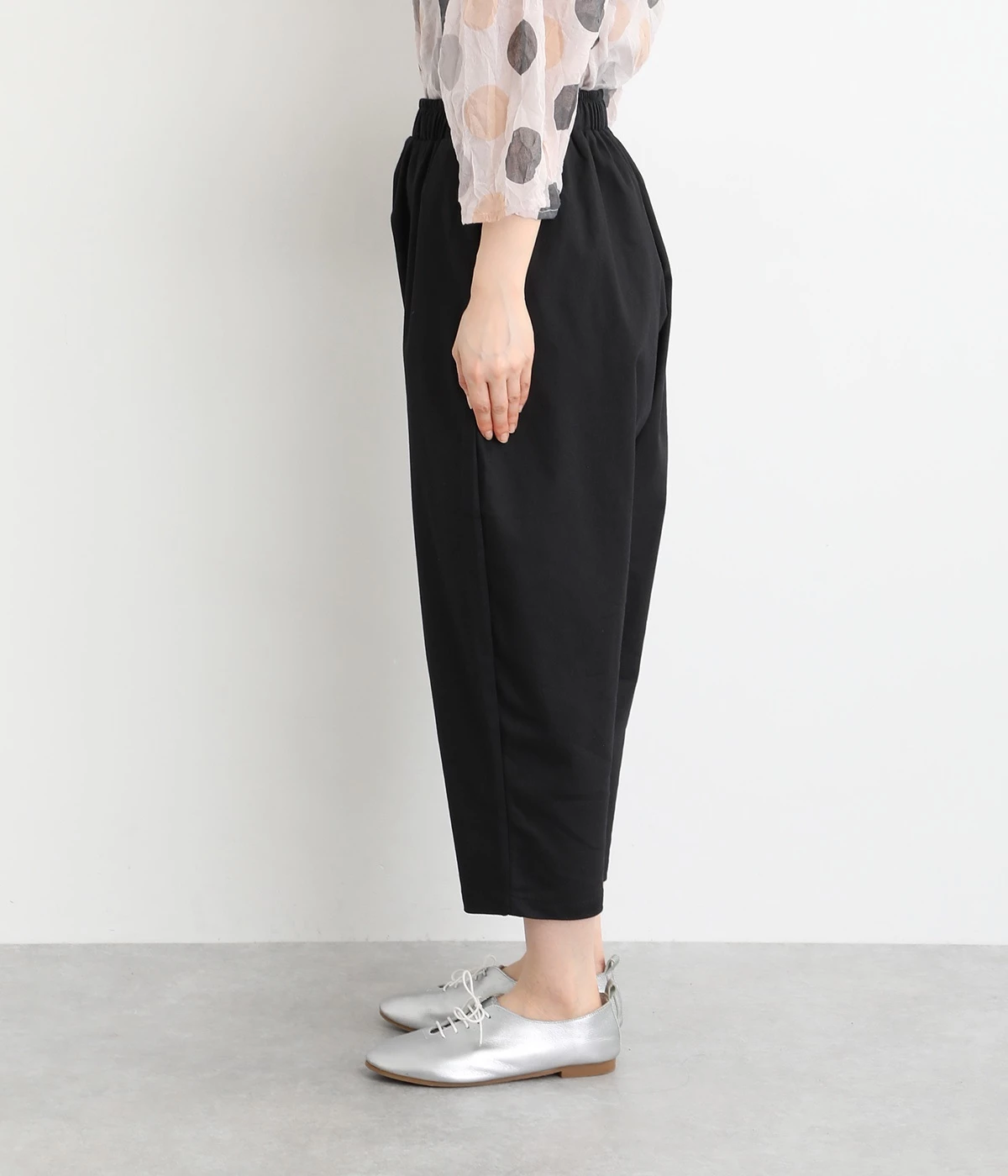 セザンヌ ウール素材 アンクル丈パンツ 定番 ストレッチツイルアンクル丈ゆるりパンツ（COLORK）の商品詳細