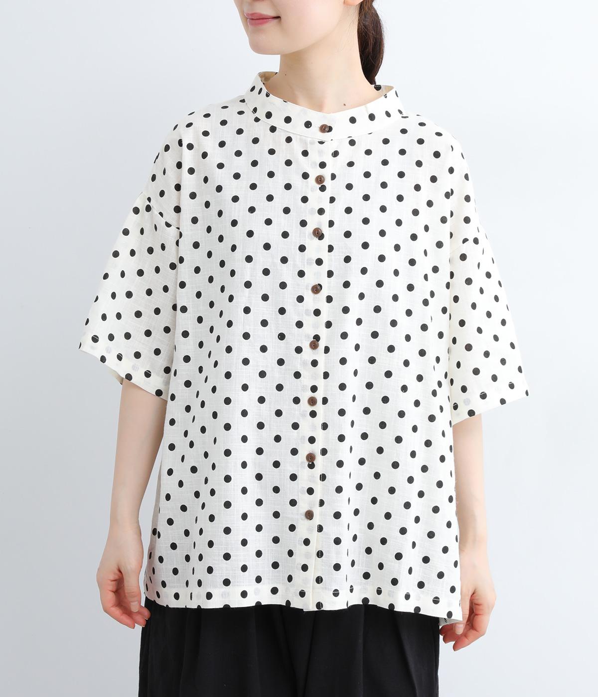 スラブ調 DOT 後ろタックシャツ（COLORK）の商品詳細