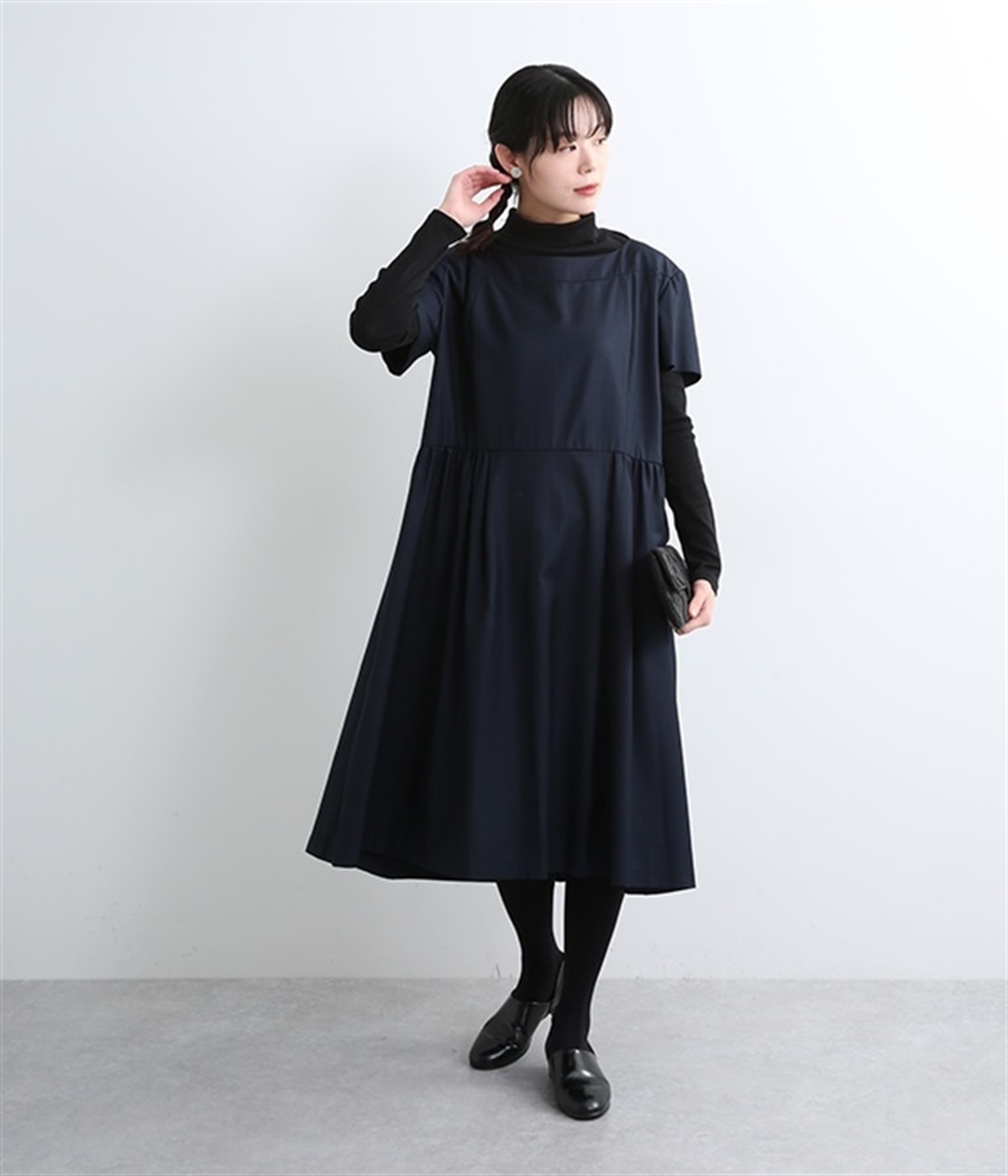 大きいサイズ》ヨーク切替ワンピース サイズ3（Luuna miu）の