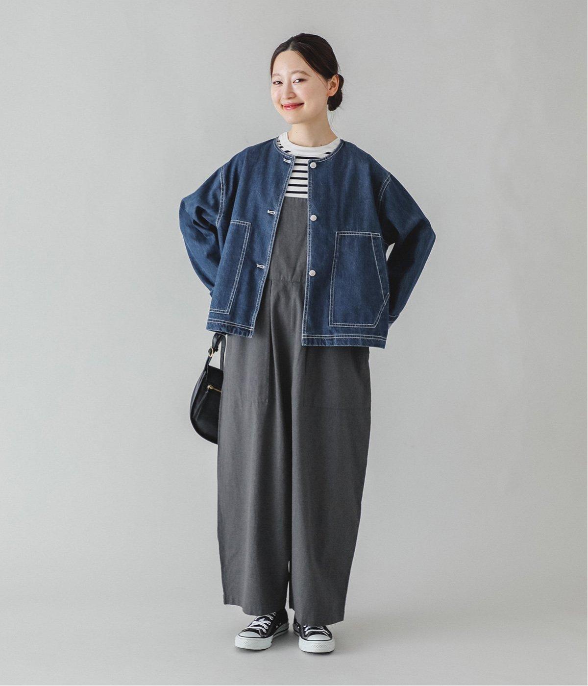 コットンチノサロペットパンツ（kermu）の商品詳細