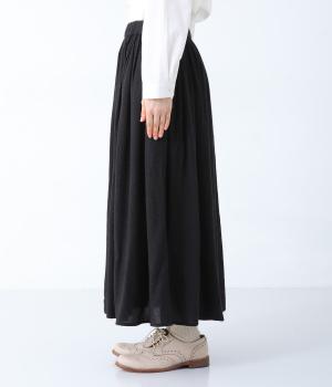 レーヨンウールガーゼウエストギャザースカート（so）の商品詳細