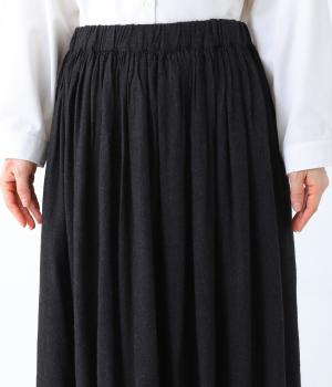 レーヨンウールガーゼウエストギャザースカート（so）の商品詳細