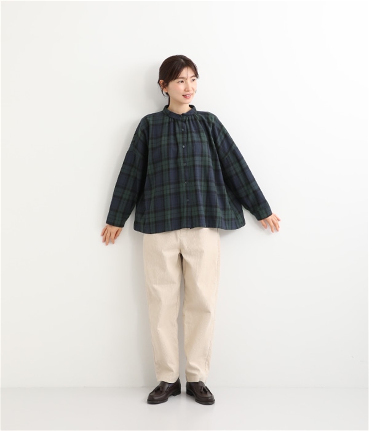 2wayチェックブラウス（D*g*y）の商品詳細