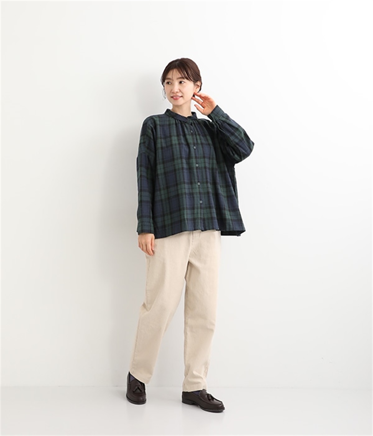 2wayチェックブラウス（D*g*y）の商品詳細