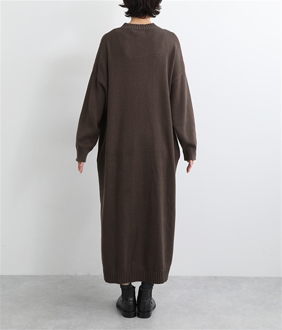 クルーネックロングニットワンピース（D*g*y）の商品詳細