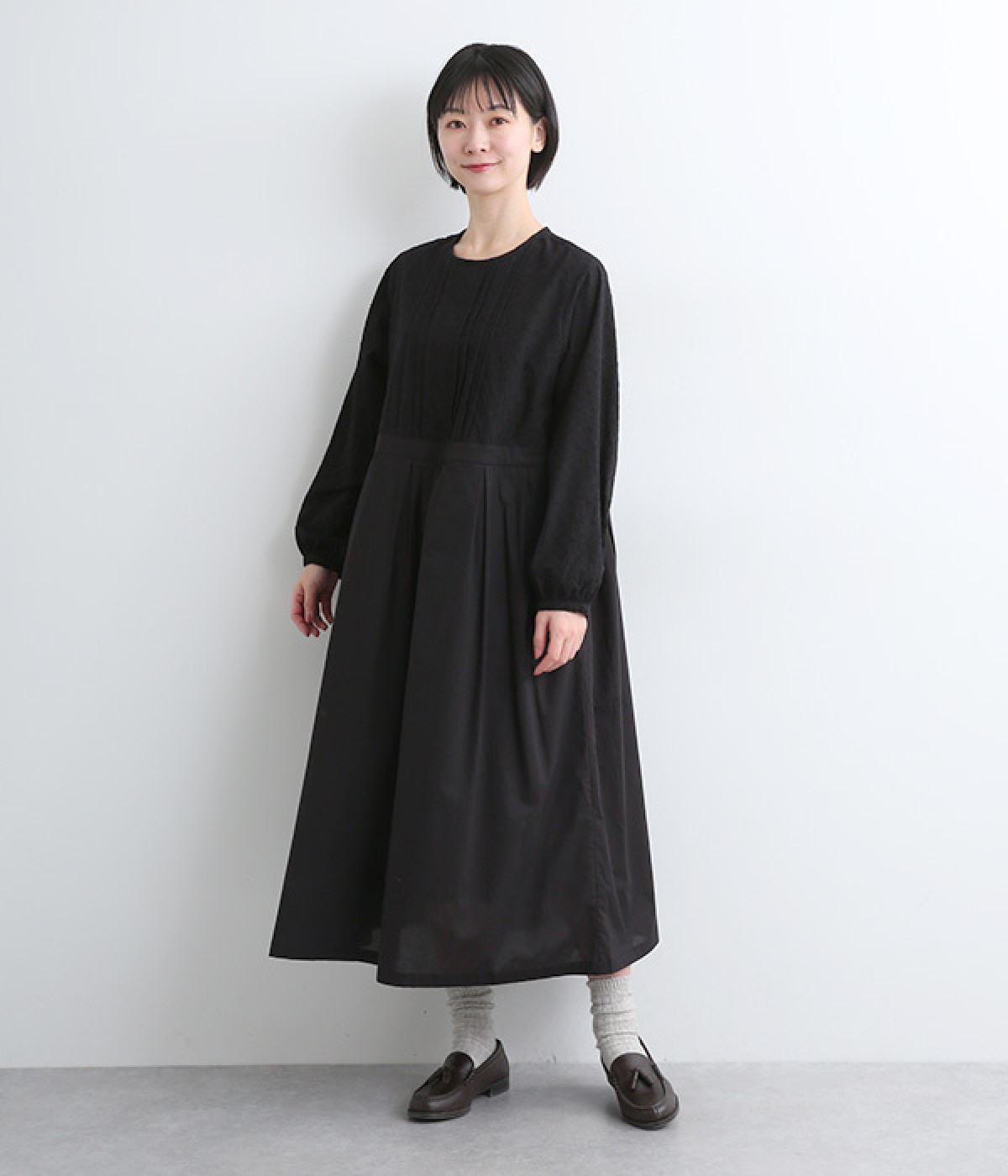 5未使用級！　アナスイ　シルク　コットン　フラワー　刺繍　フリル　ワンピース 5未使用級！ アナスイ シルク コットン フラワー 刺繍 フリル