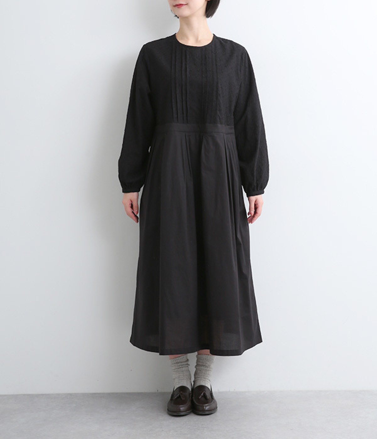 【Sybilla】コットン刺繍ワンピース М 半袖 日本製 グリーンコットンレース刺繍ワンピース | DRESS | OBLI
