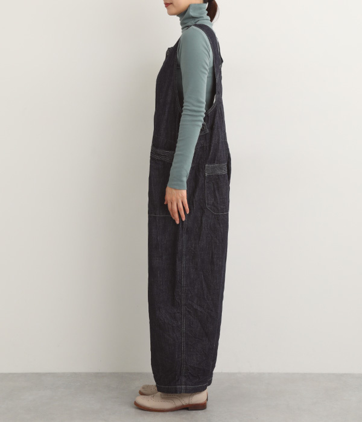 【新品未使用タグ付】【BROCANTE】トラヴァイユ サロペット Brocante｜コットン トラバイユ サロペット 33-0383d-0384x-mn - Piu