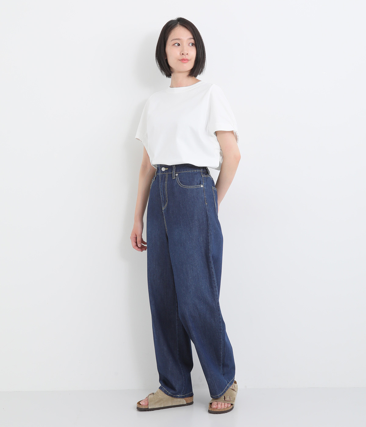 ☆25SS☆ハイライズカーブレッグパンツ/RECTO☆ ☆25SS☆ハイライズカーブレッグパンツ/RECTO☆ (RECTO/パンツ