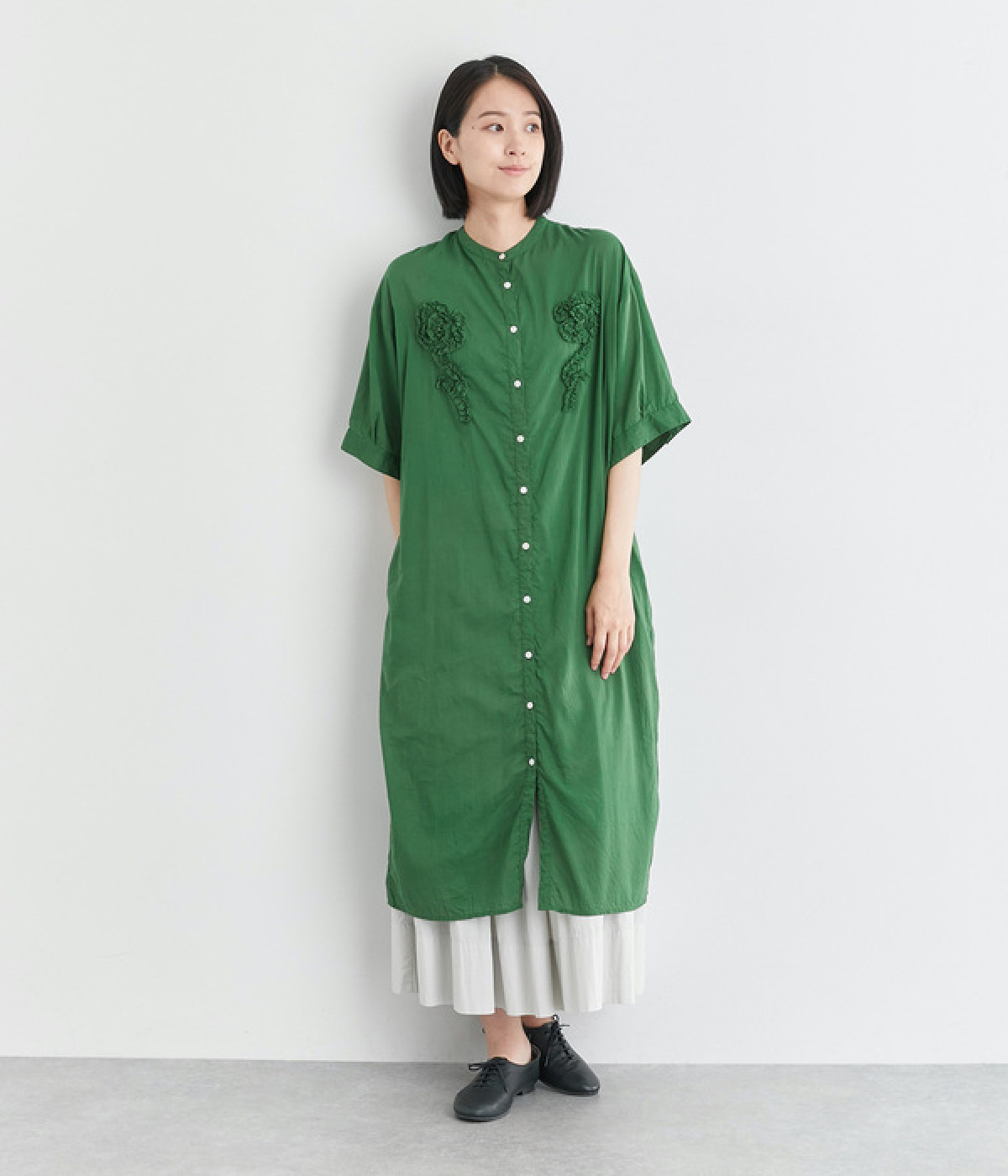 VOIL花柄モチーフワンピース（fu_dueka::）の商品詳細
