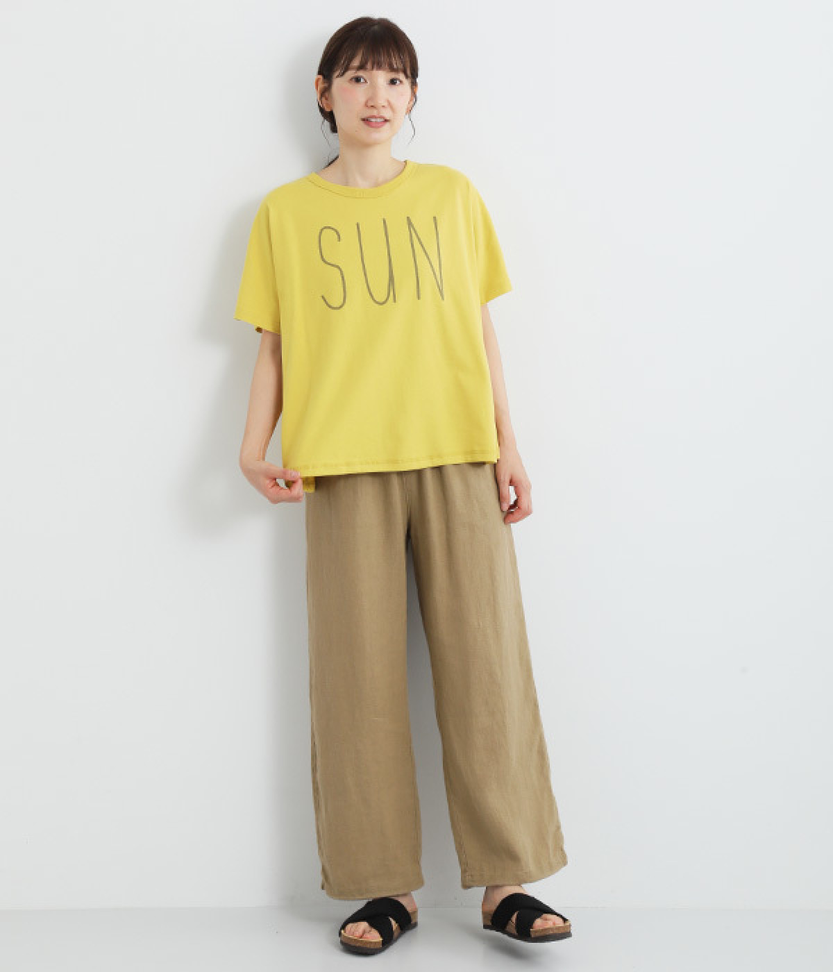リネンドローコードパンツ（TUTIE.）の商品詳細