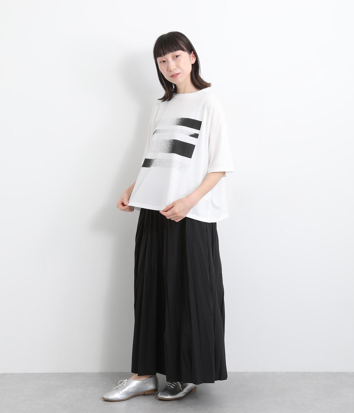 かすれボーダープリントTシャツ（etre relie）の商品詳細