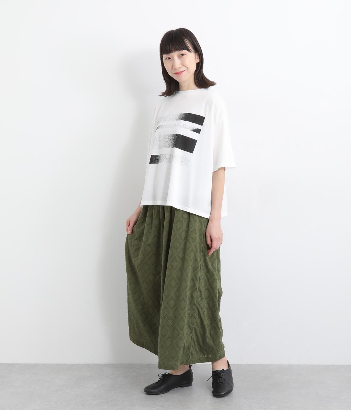 エトレリー（etre relie）/【etre relie】かすれボーダープリントTシャツ かすれボーダープリントTシャツ（etre relie）の商品詳細