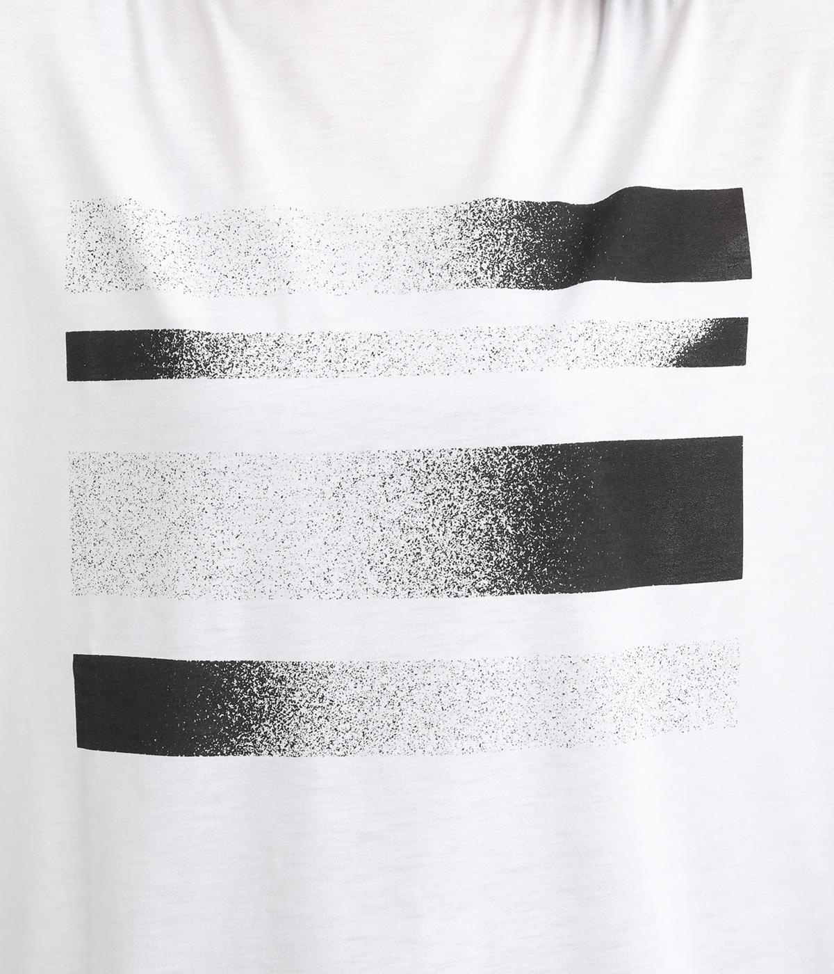 かすれボーダープリントTシャツ（etre relie）の商品詳細