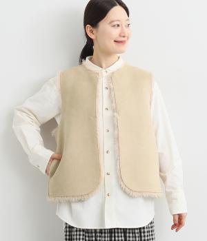 フェイクムートンボンディングベスト（etre relie）の商品詳細