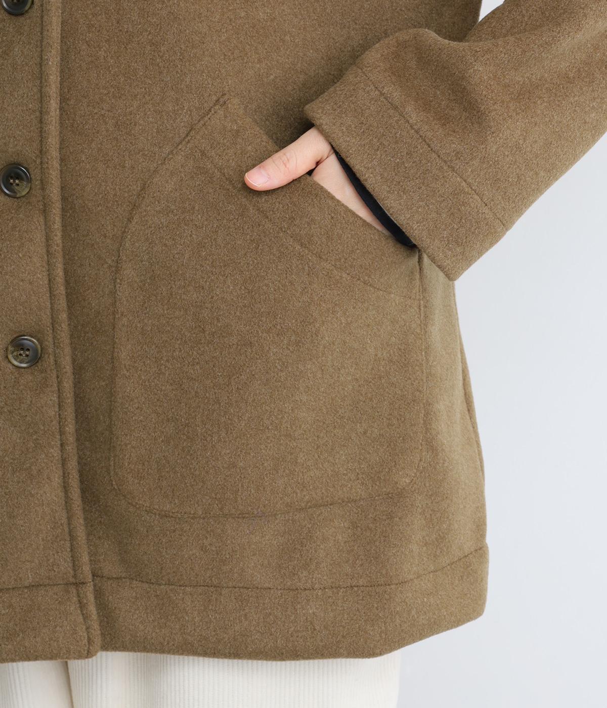 ウール混ダブルフェイスビックポケットコート（SUN VALLEY）の商品詳細