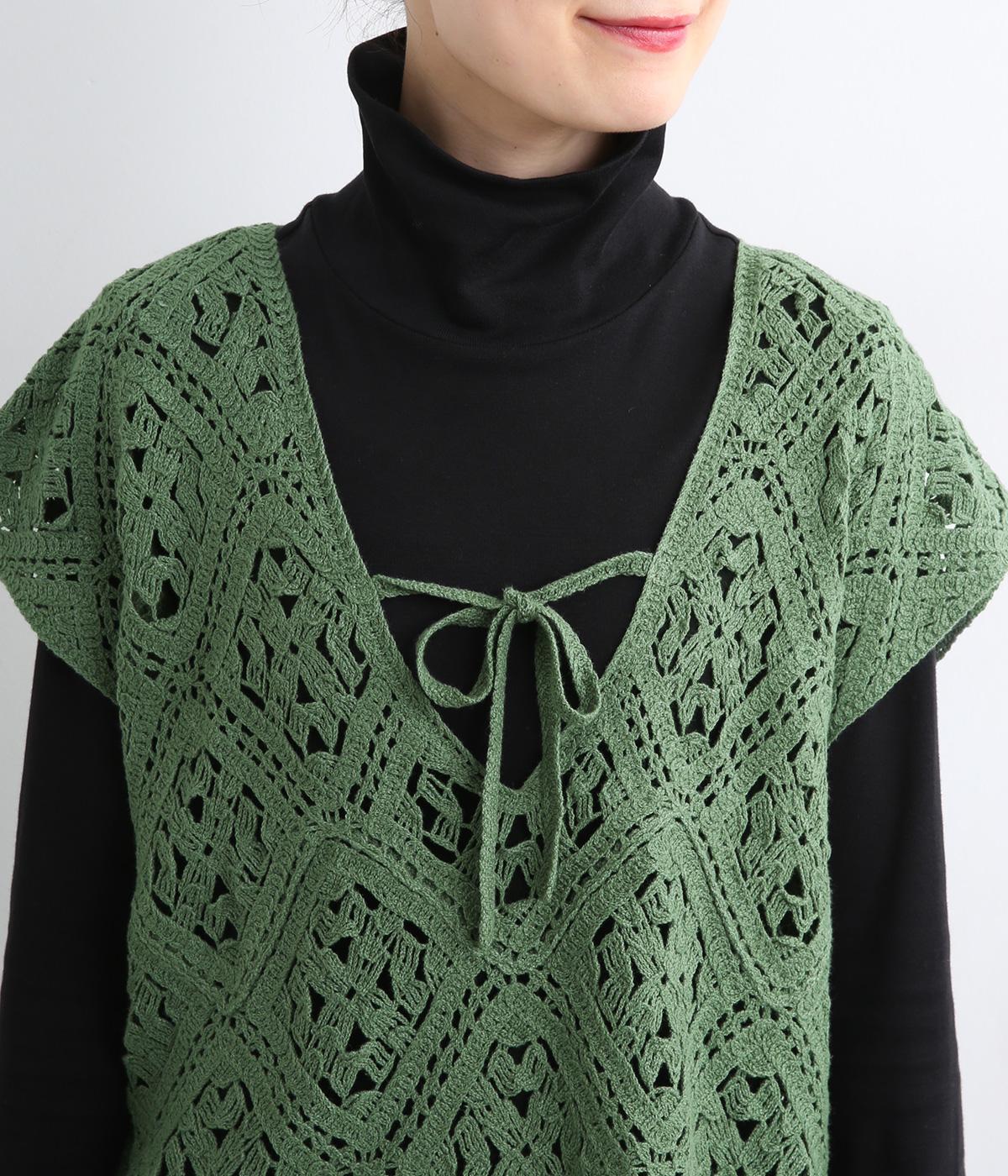 かぎ針編み 2wayベスト（SUN VALLEY）の商品詳細