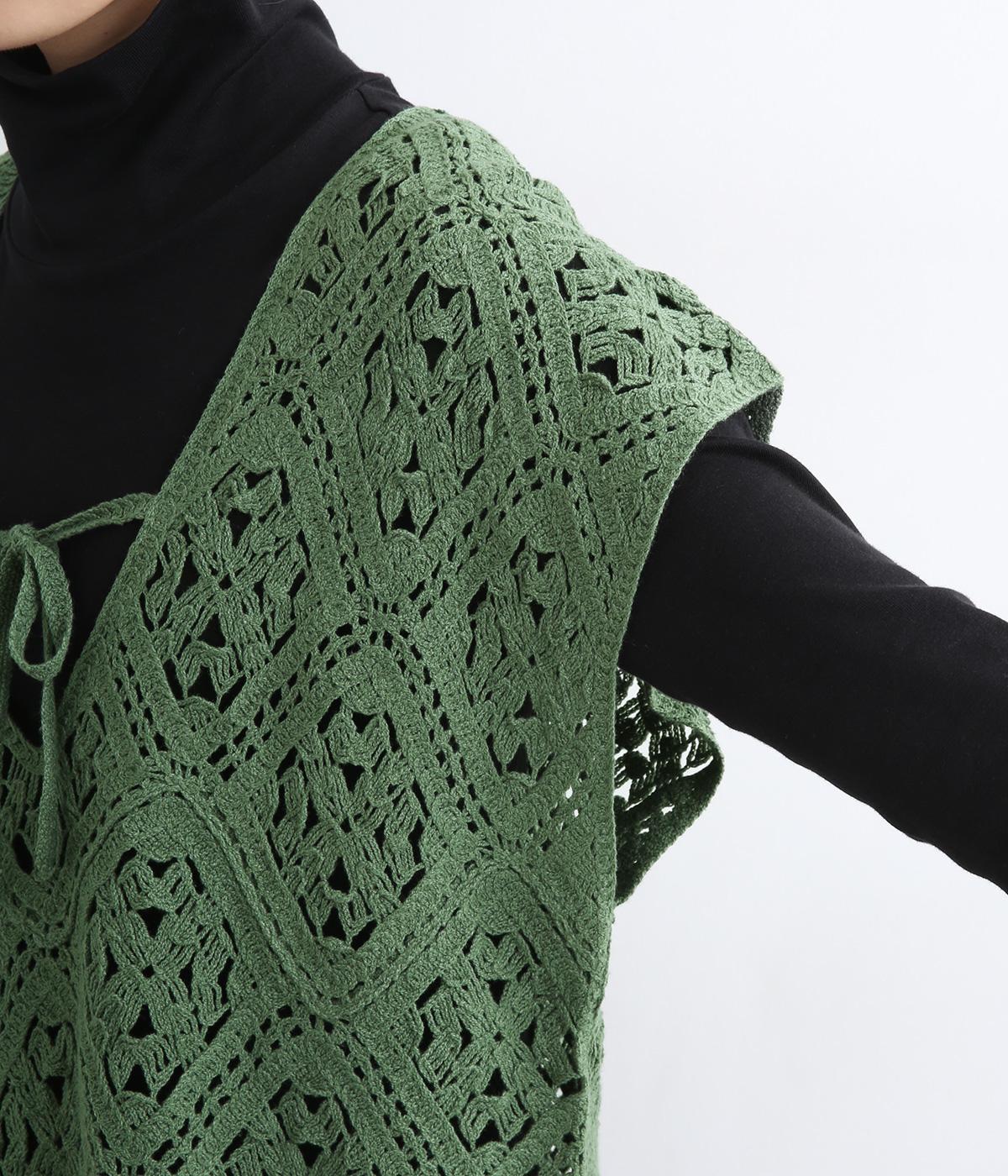 かぎ針編み 2wayベスト（SUN VALLEY）の商品詳細