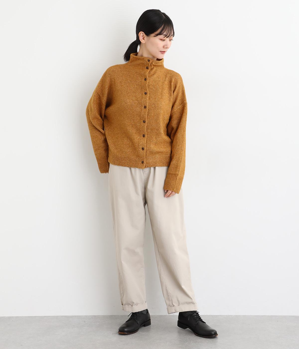 ◇ マリオンフォール ＊ニットカーディガン　羽織り　ウール　ナチュラル お花の香りがする女の子のフラワー刺繡カラーニットカーディガン