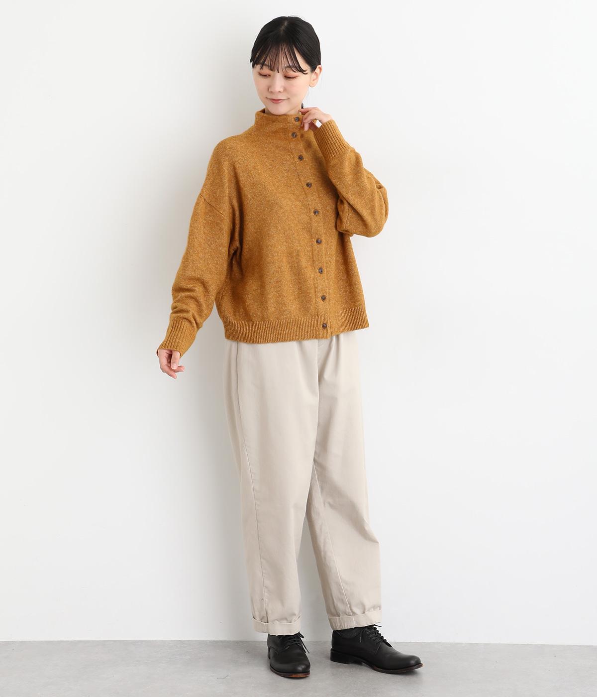 tukuroi by SUN VALLEY】ウール混ミドルゲージ 2wayニット